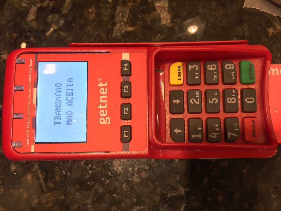 Card payment denied